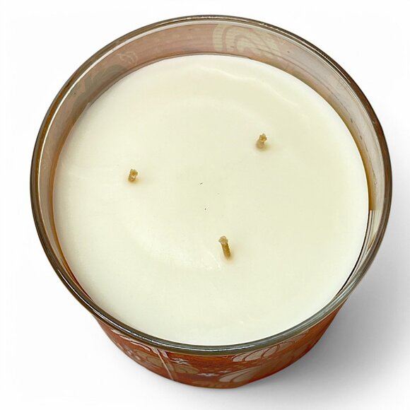 Bath & Body Works Sweet Cinnamon Pumpkin 3 Wicks Scented Candle 14.5 oz - Picture 2 of 4